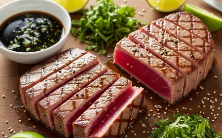 Seared Ahi Tuna Steaks Recipe