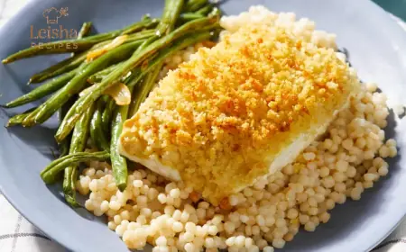 Baked Halibut with Crispy Panko Recipe