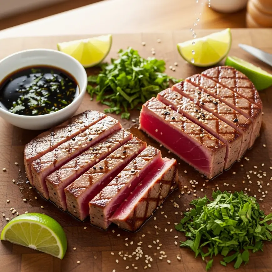 Seared Ahi Tuna Steaks Recipe