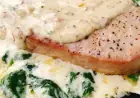 Tuna Steaks with Garlic-Herb Cream Sauce Recipe
