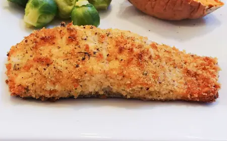 Lemon Panko-Crusted Salmon Recipe