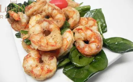 Sautéed Shrimp with Spinach Recipe