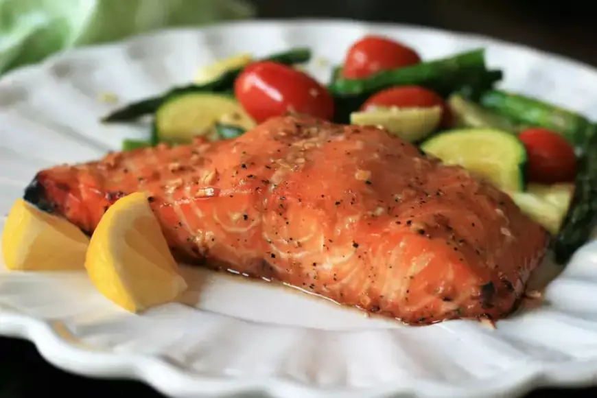 Grilled Salmon with Maple Syrup and Soy Sauce Recipe